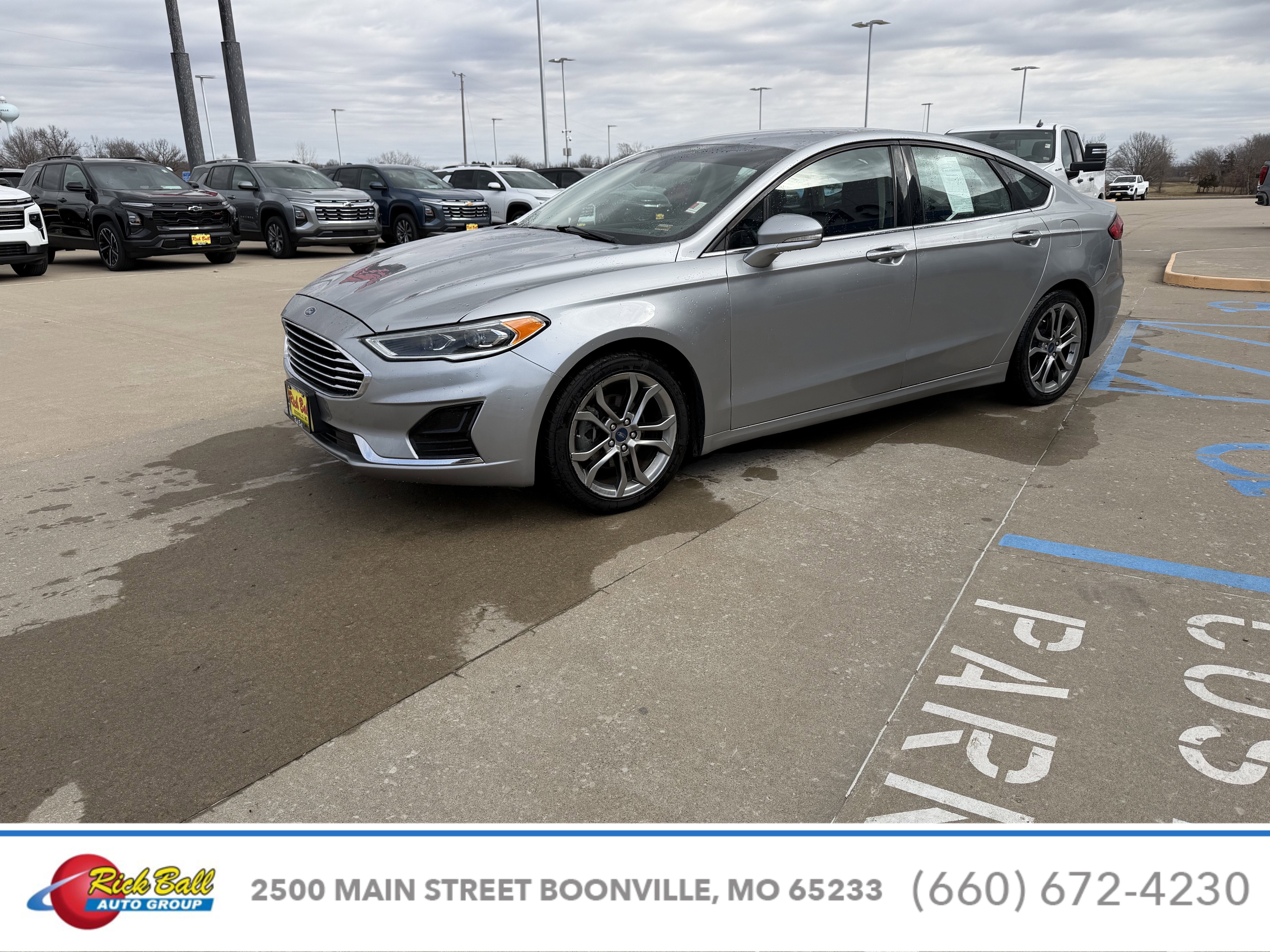Used 2020 Ford Fusion SEL with VIN 3FA6P0CD7LR154543 for sale in Kansas City