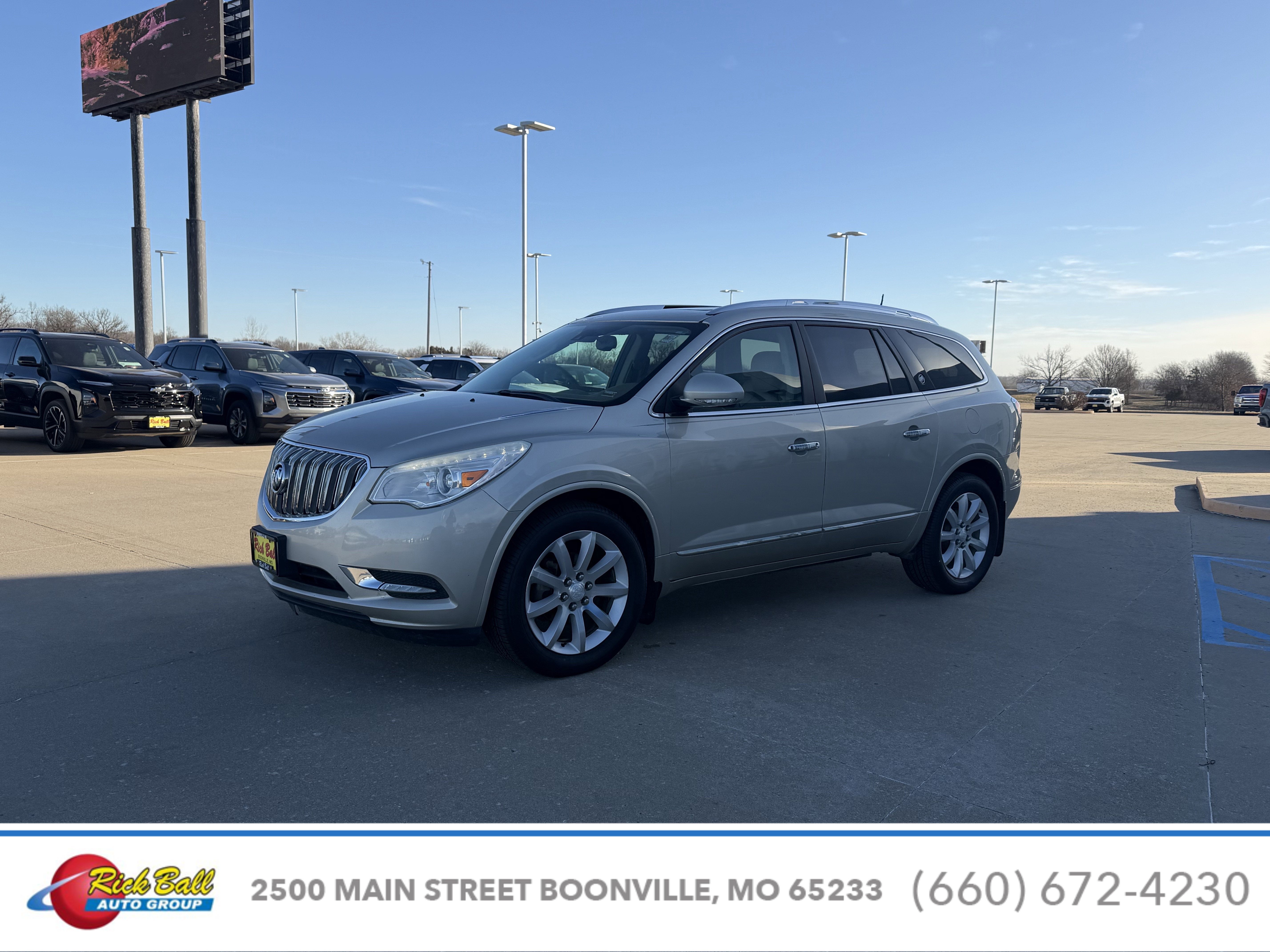 Used 2016 Buick Enclave Premium with VIN 5GAKVCKD6GJ253986 for sale in Kansas City