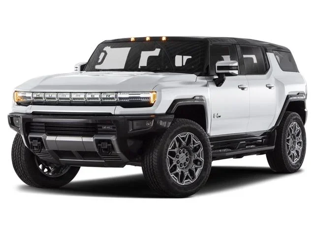 A white Hummer EV SUV