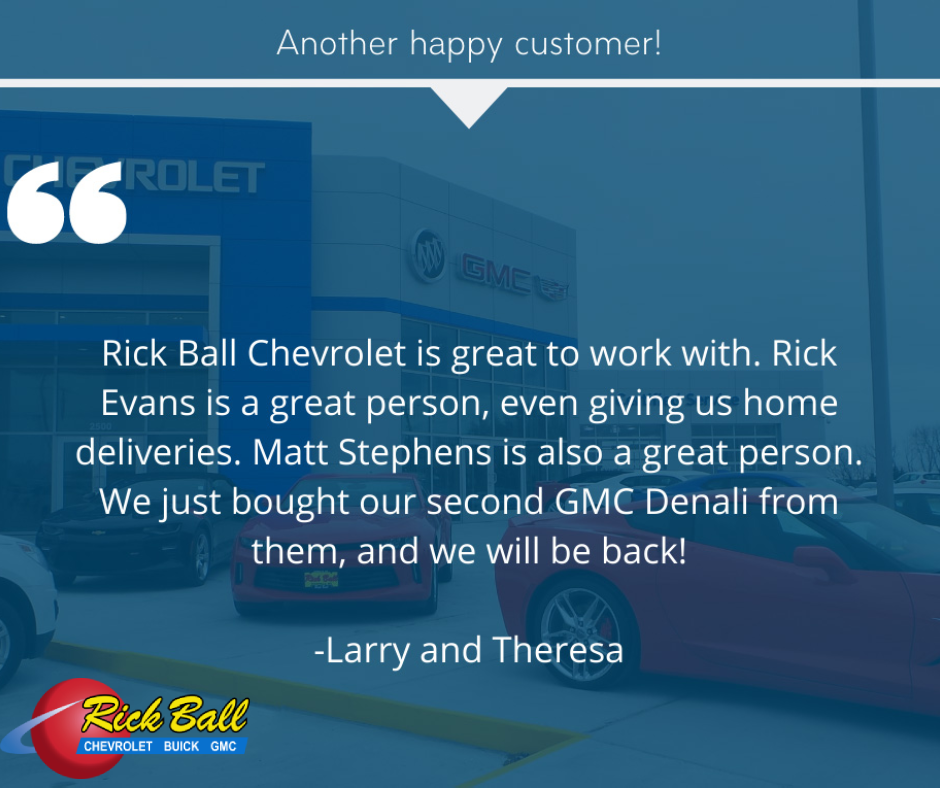 Happy Customer Review 1 | Rick Ball Chevrolet in Boonville MO