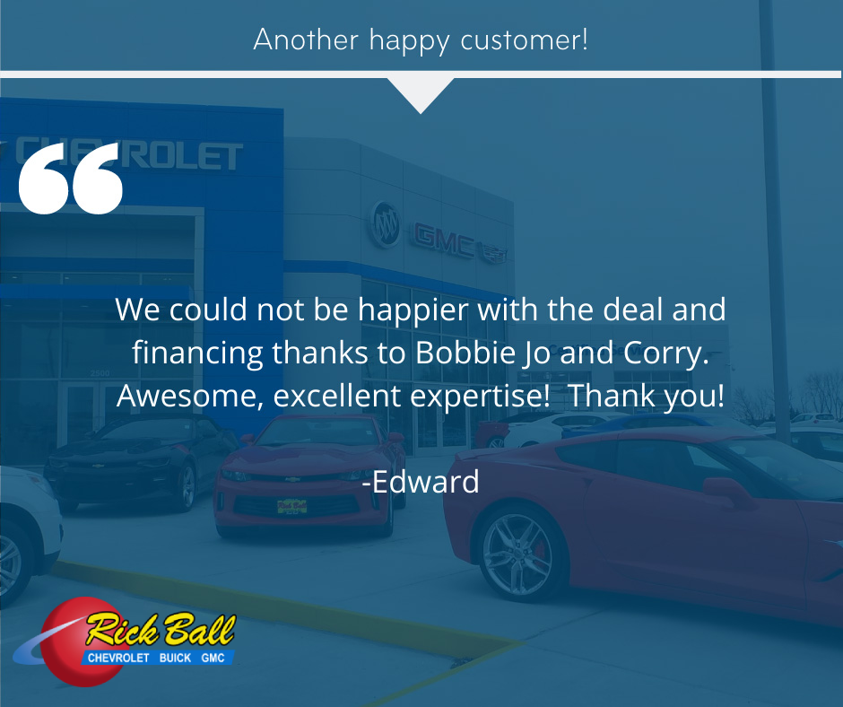 Happy Customer Review 2 | Rick Ball Chevrolet in Boonville MO