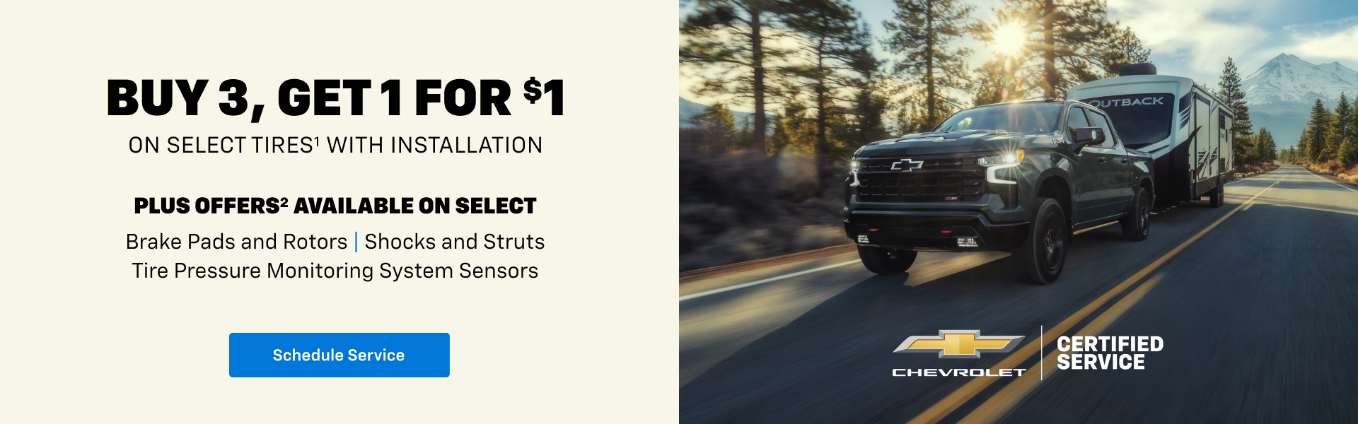 Buy 3,Get 1for $1 on select tires Rick Ball Group in Boonville MO